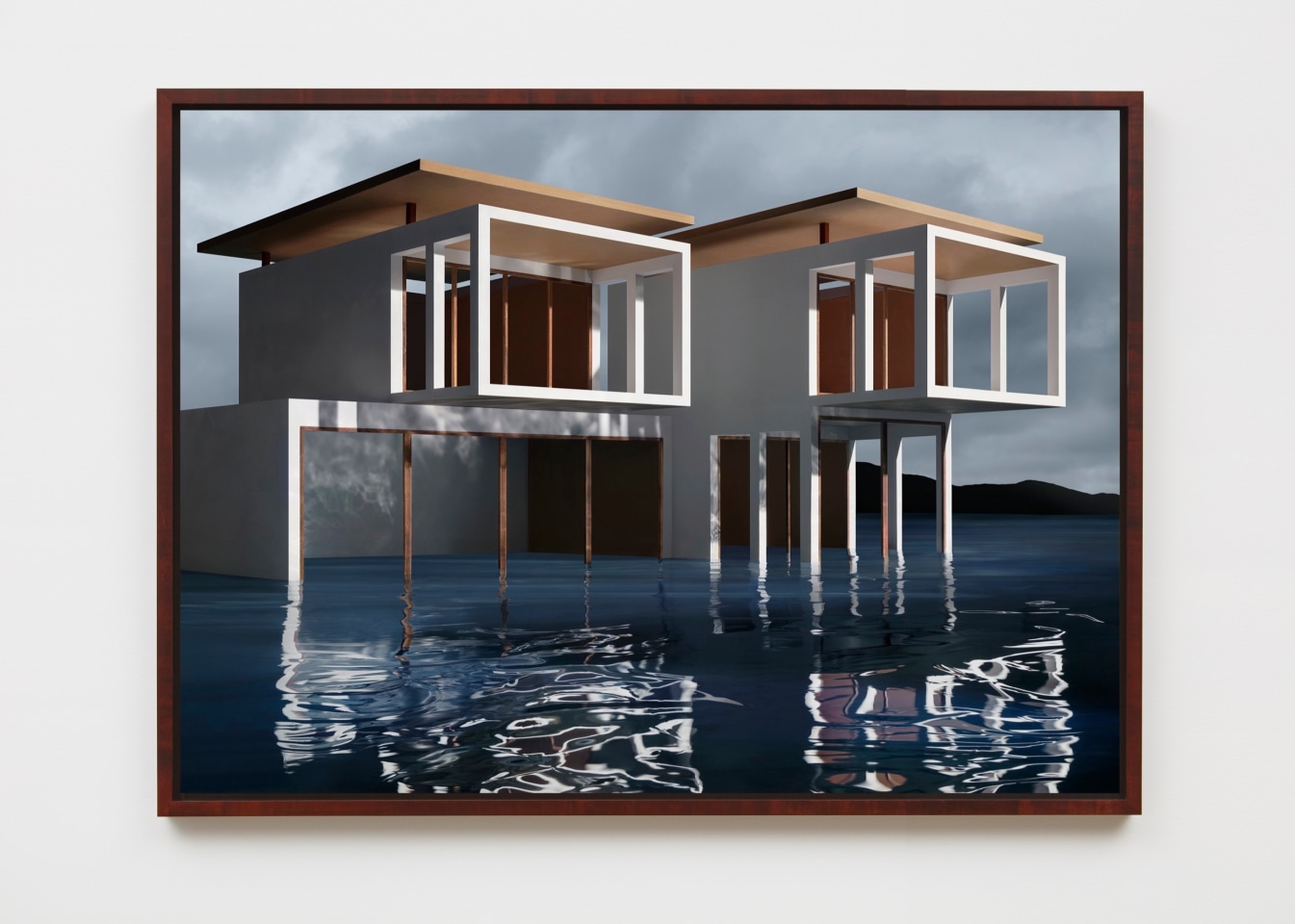 Santa Teresa White Duplex, 2019, framed archival pigment print mounted to dibond