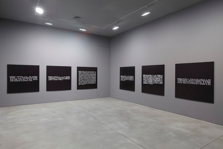 Joseph Kosuth Sean Kelly Gallery