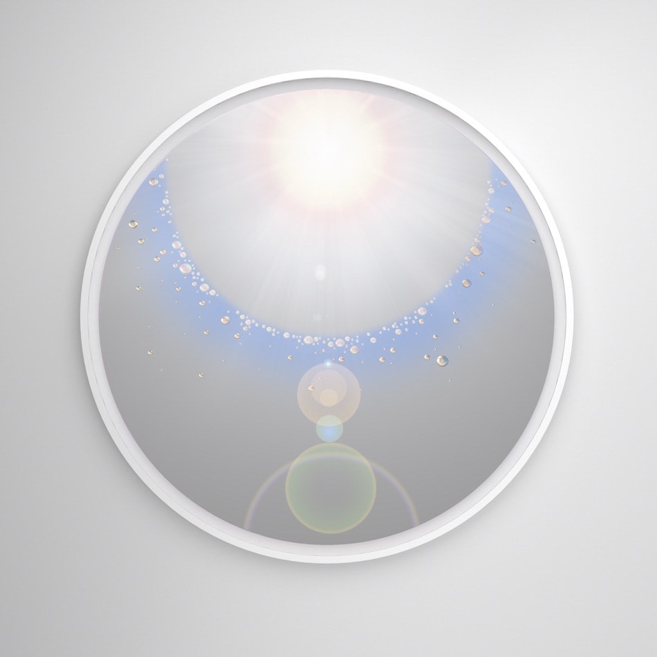 Radiant Being IV, 2019, UV cured pigment, Dibond, aluminum