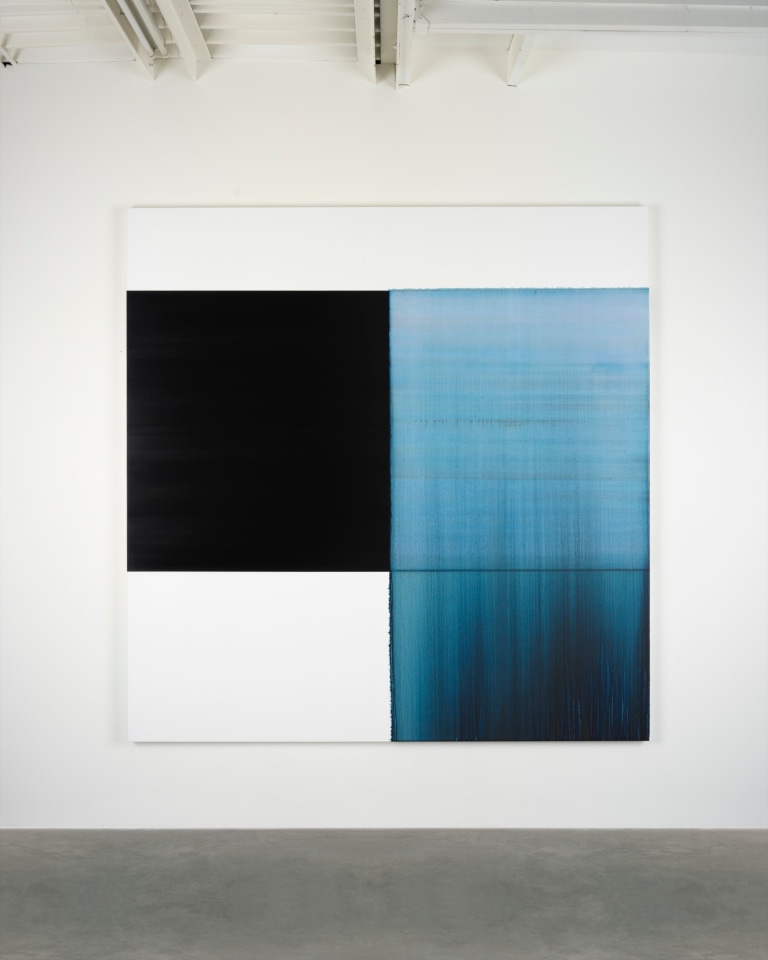 CALLUM INNES, Exposed Painting Delft Blue, 2018