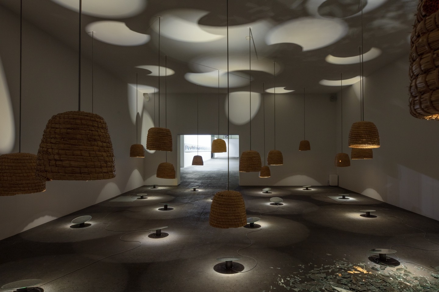 Sean Kelly at Art Basel Unlimited 2022, Rebecca Horn, Bee's Planetary Map (1998) 