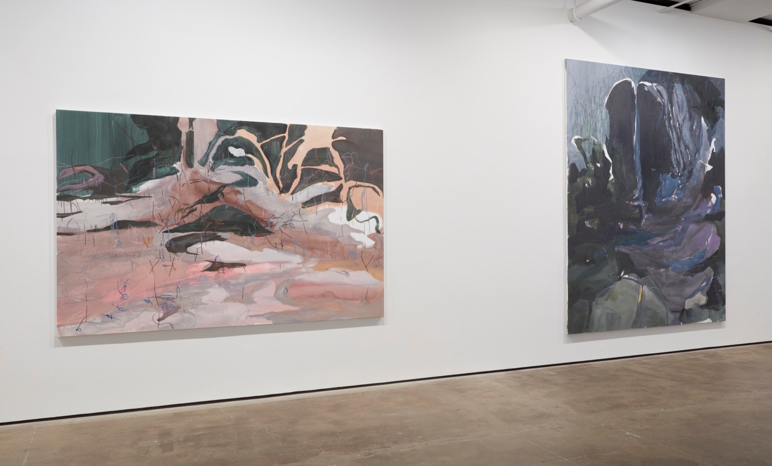 Installation view of&nbsp;Janaina Tsch&auml;pe: HumidGray and ShadowLake&nbsp;at Sean Kelly, New York