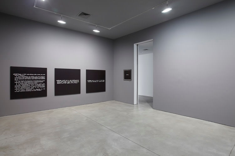 Joseph Kosuth Sean Kelly Gallery