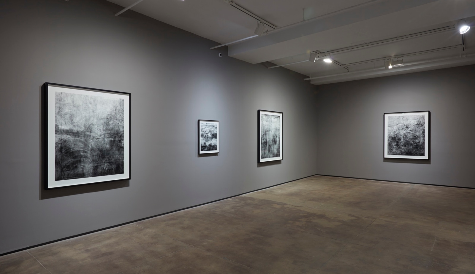 Installation view of Idris Khan: Blue Rhythms at Sean Kelly, New York
