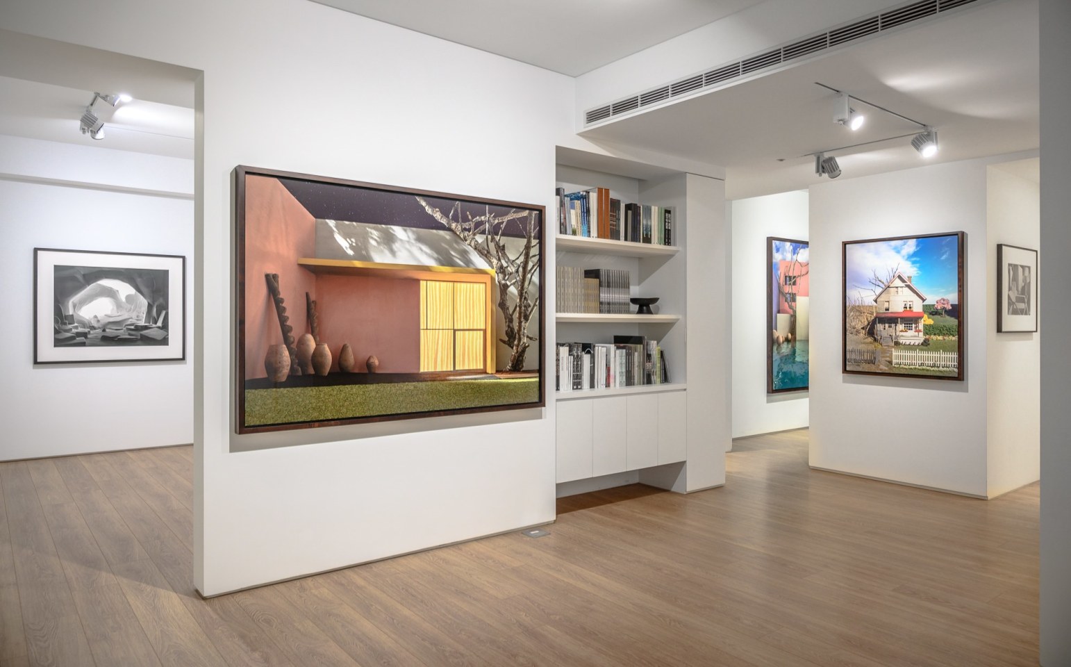 Installation view of James Casebere: Built Images at Sean Kelly Asia