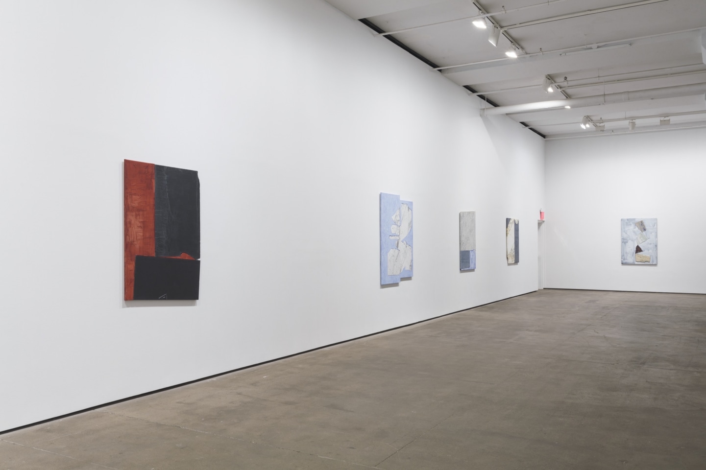 Installation view of Sam Moyer: Tone at Sean Kelly, New York