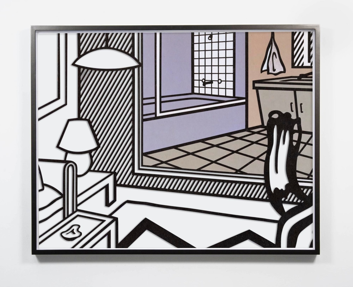 JOSE DÁVILA, Untitled (Interior with Bathroom Painting), 2020