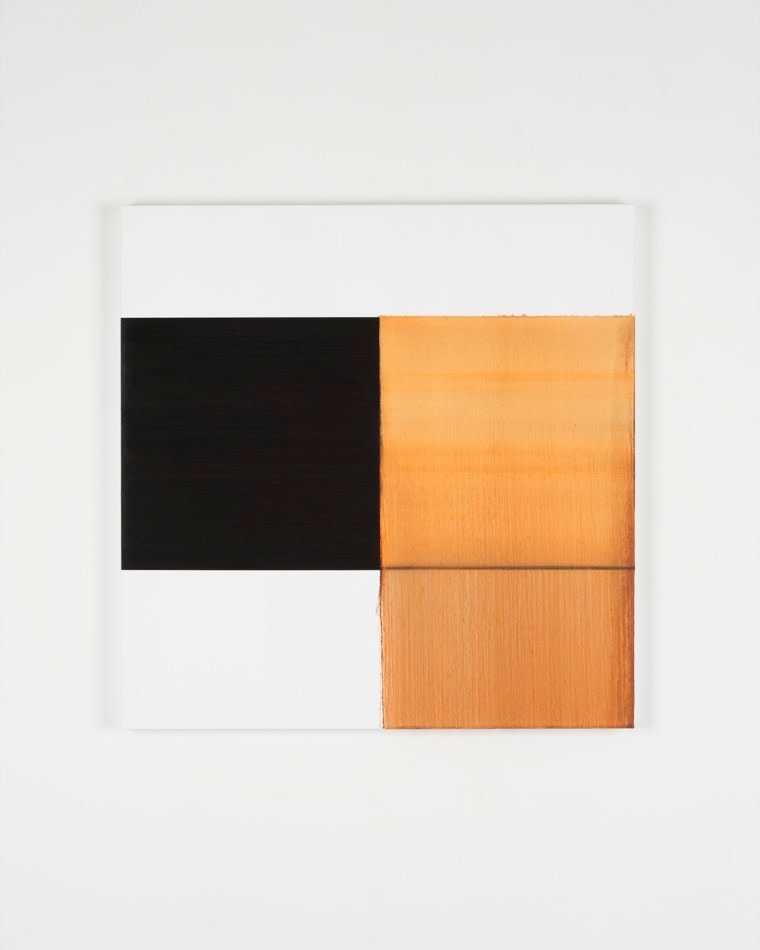 Exposed Painting Cadmium Orange Deep, 2019, oil on linen