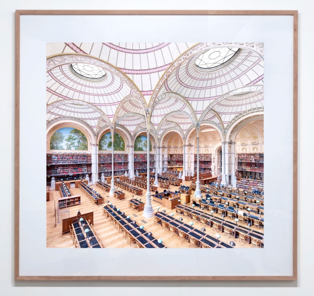 CANDIDA HÖFER, La Salle Labrouste - La Bibliothèque de l'INHA Paris III 2017