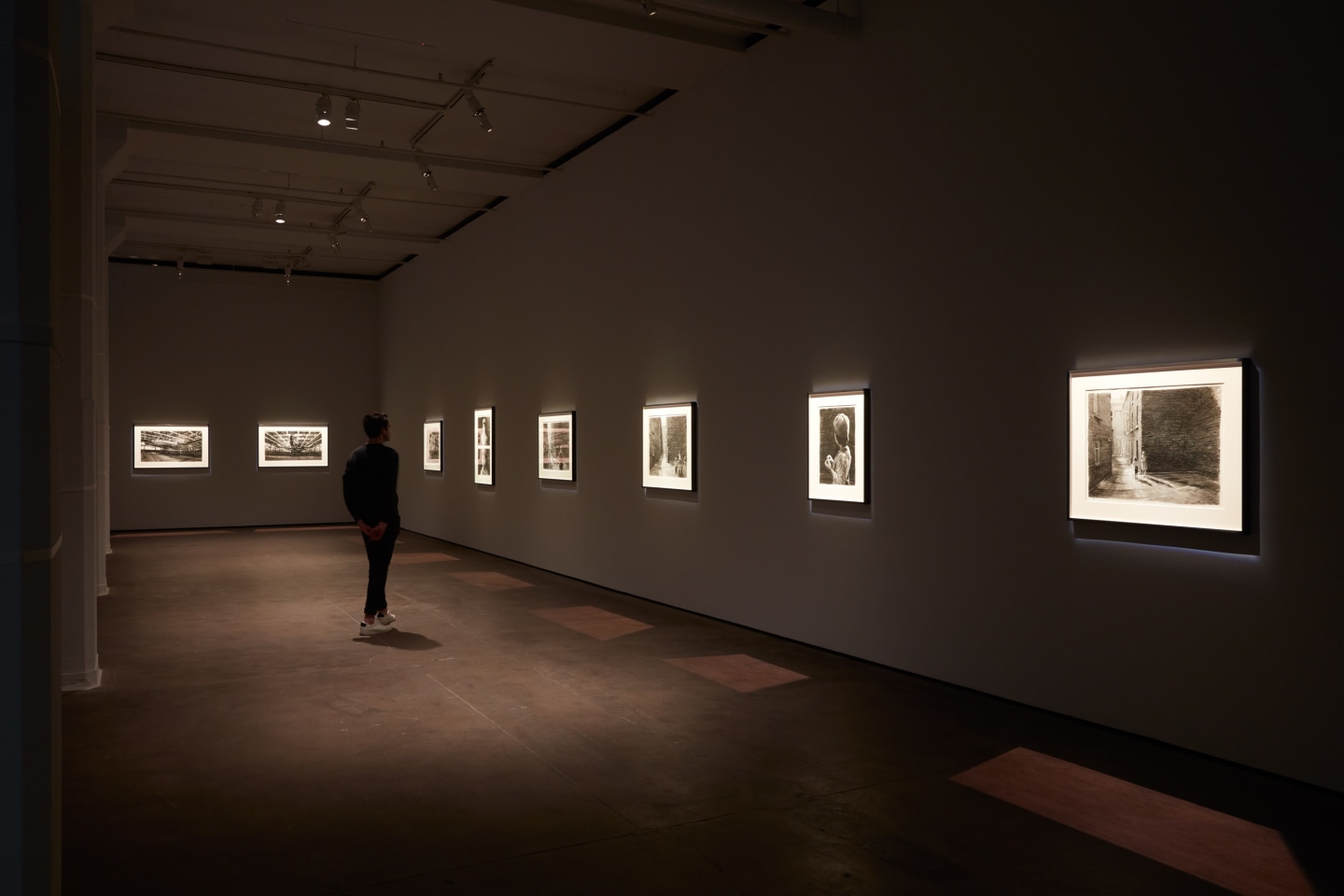 Installation view of David Claerbout: Dark Optics at Sean Kelly, New York, April 27 - June 4, 2022, Photography: Jason Wyche, New York, Courtesy: Sean Kelly, New York