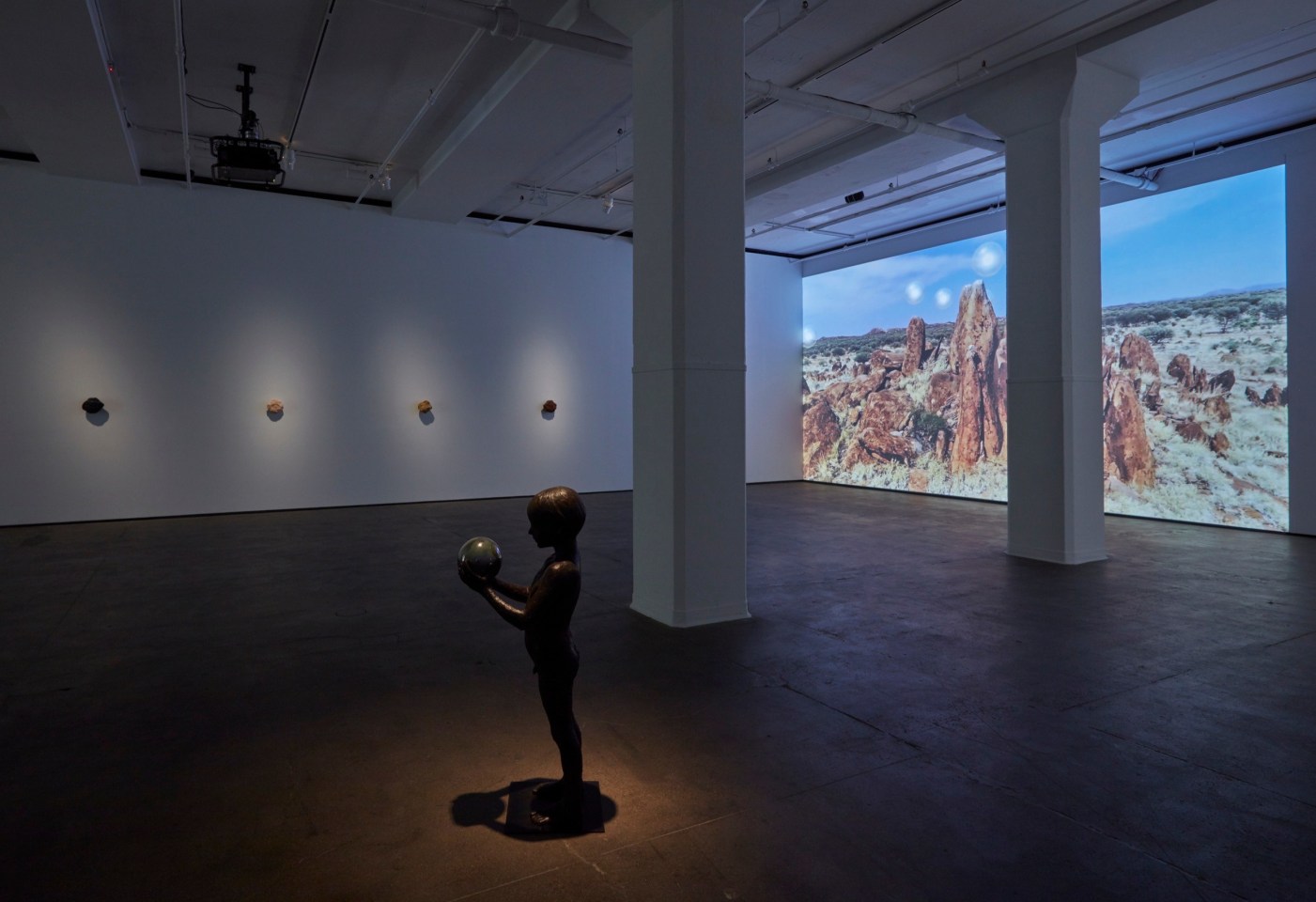 Installation view of Laurent Grasso: OttO at Sean Kelly, New York