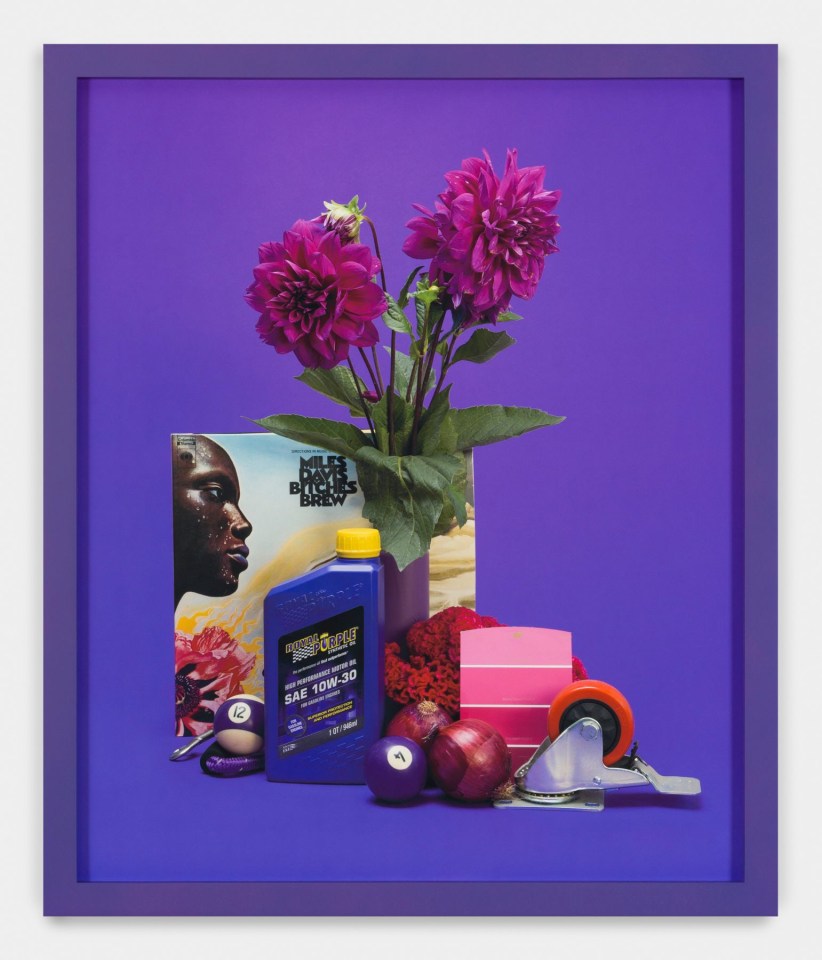 PURPLE REIGN (BITCHES BREW), 2017, Digital chromatic print