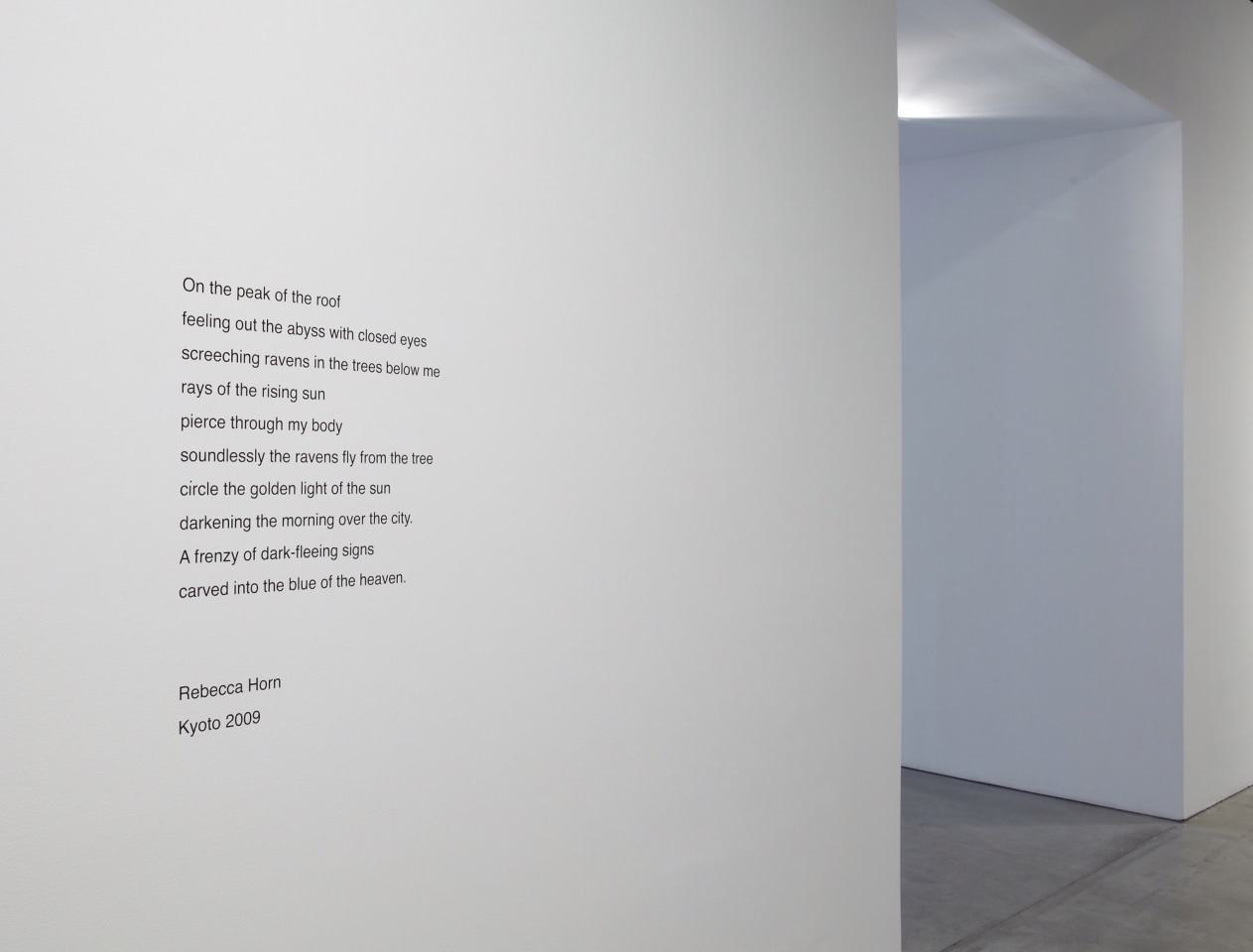 Rebecca Horn Sean Kelly Gallery