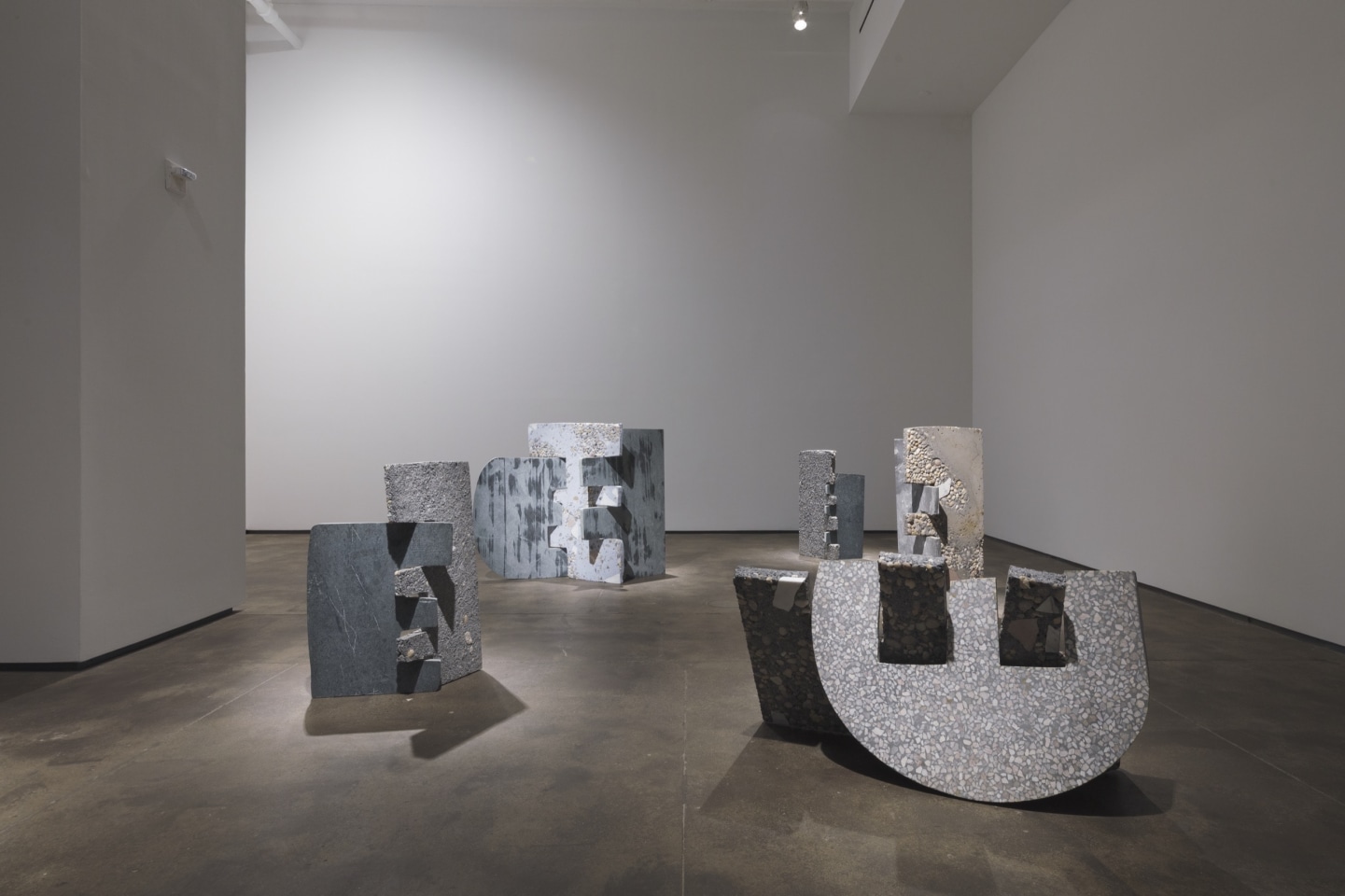 Installation view of Sam Moyer: Tone at Sean Kelly, New York