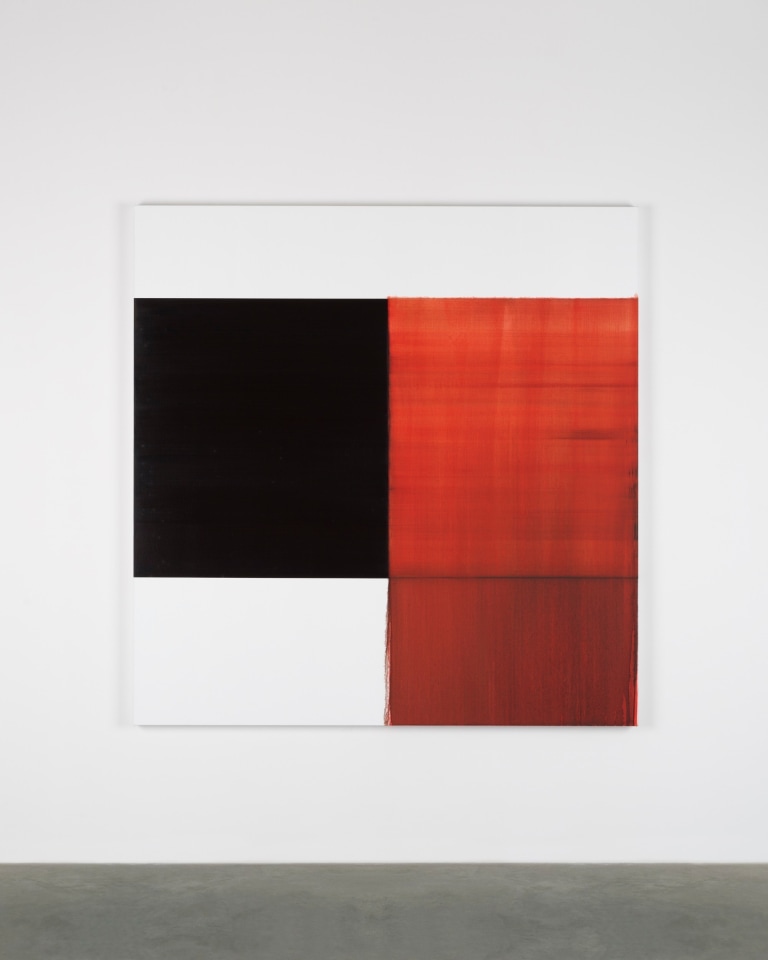 CALLUM INNES Exposed Painting Crimson Lake, 2018