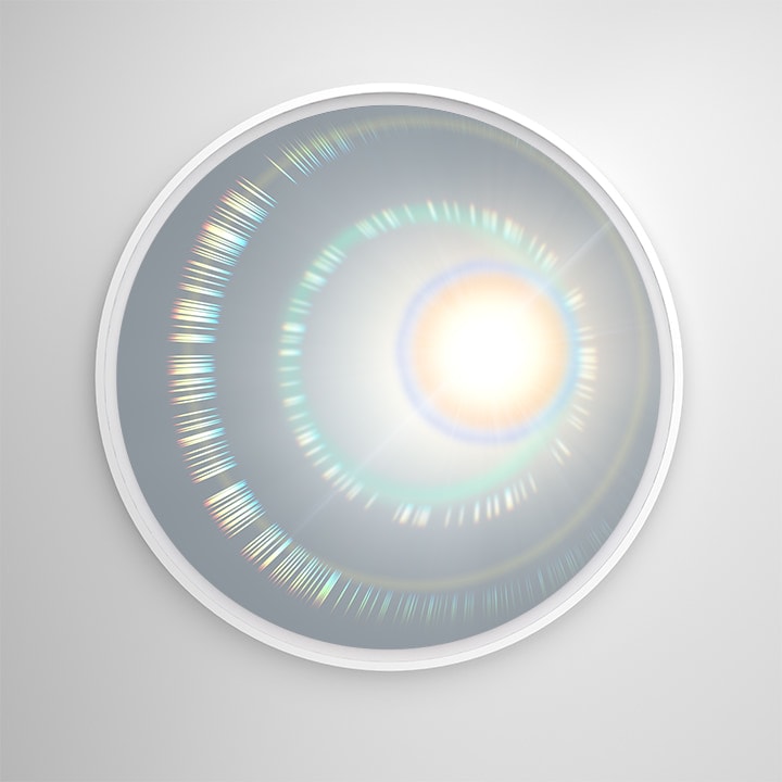 Radiant Being VI, 2019, UV cured pigment, Dibond and aluminum