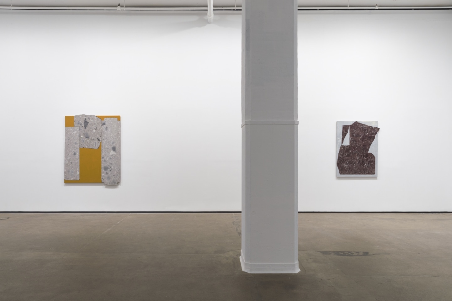 Installation view of Sam Moyer: Tone at Sean Kelly, New York