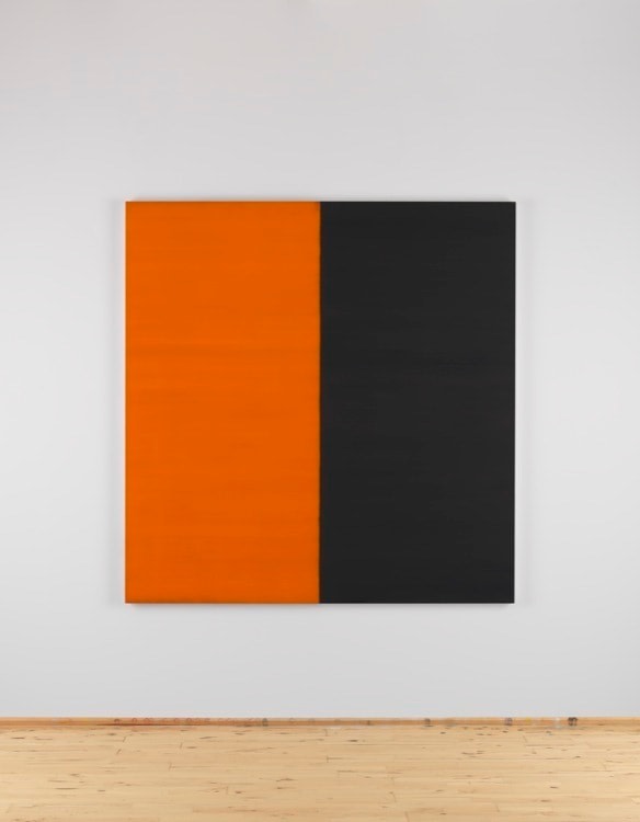 Untitled Lamp Black No. 8, 2013, oil on linen