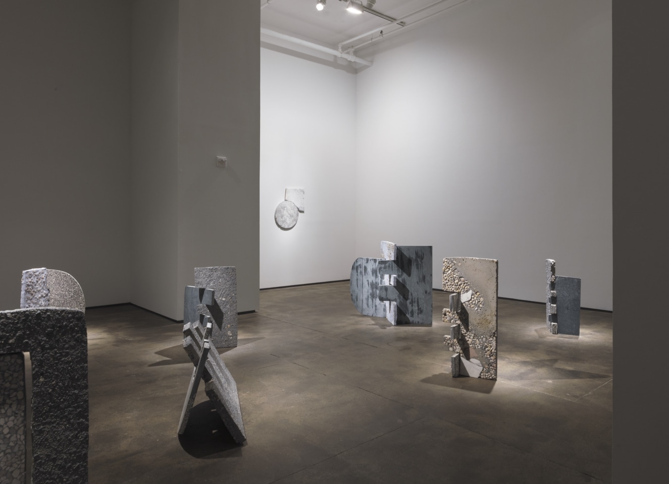 Installation view of Sam Moyer: Tone at Sean Kelly, New York