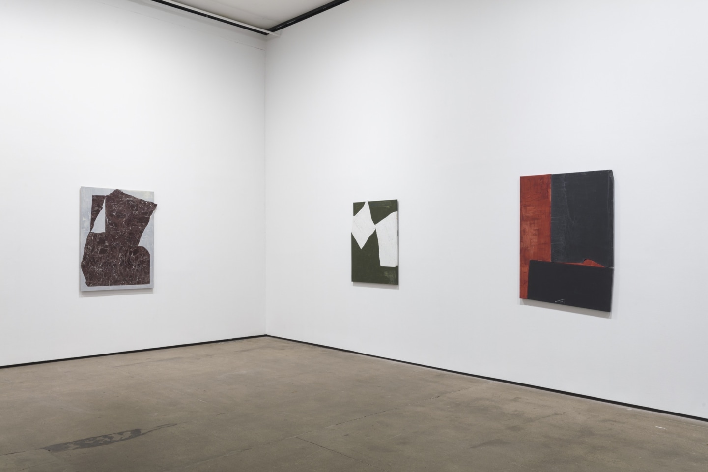 Installation view of Sam Moyer: Tone at Sean Kelly, New York
