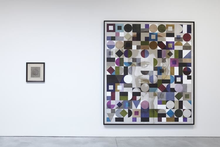 Installation view of memories of the future at Sean Kelly, New York