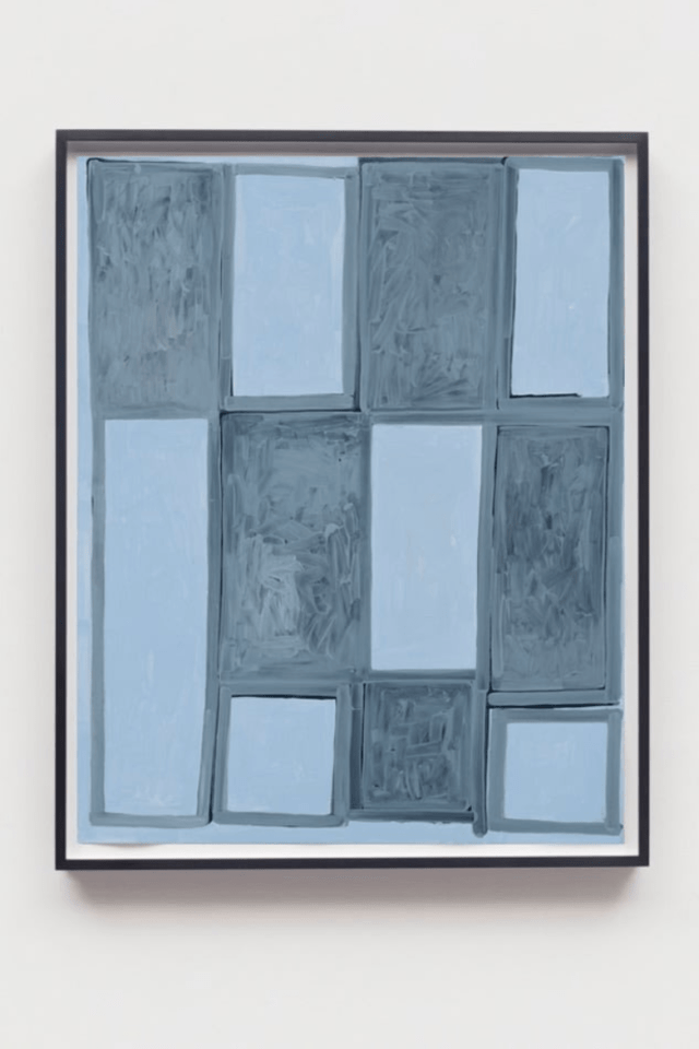 Sam Moyer Payne 116, 2021 signed by the artist, verso oil paint on Bristol paper: 24 x 19 inches (61 x 48.3 cm) frame: 25 11/16 x 20 11/16 x 1 3/8 inches (65.2 x 52.5 x 3.5 cm) (SM-WP.21.1475)