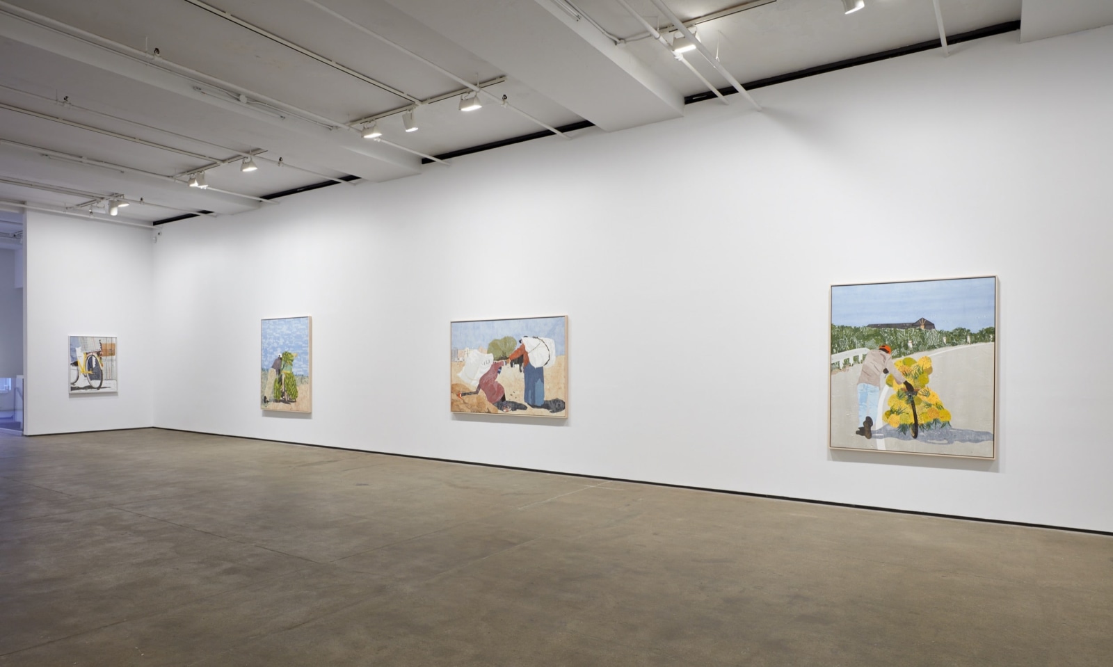 Installation view of Hugo McCloud: Burdened at Sean Kelly, New York