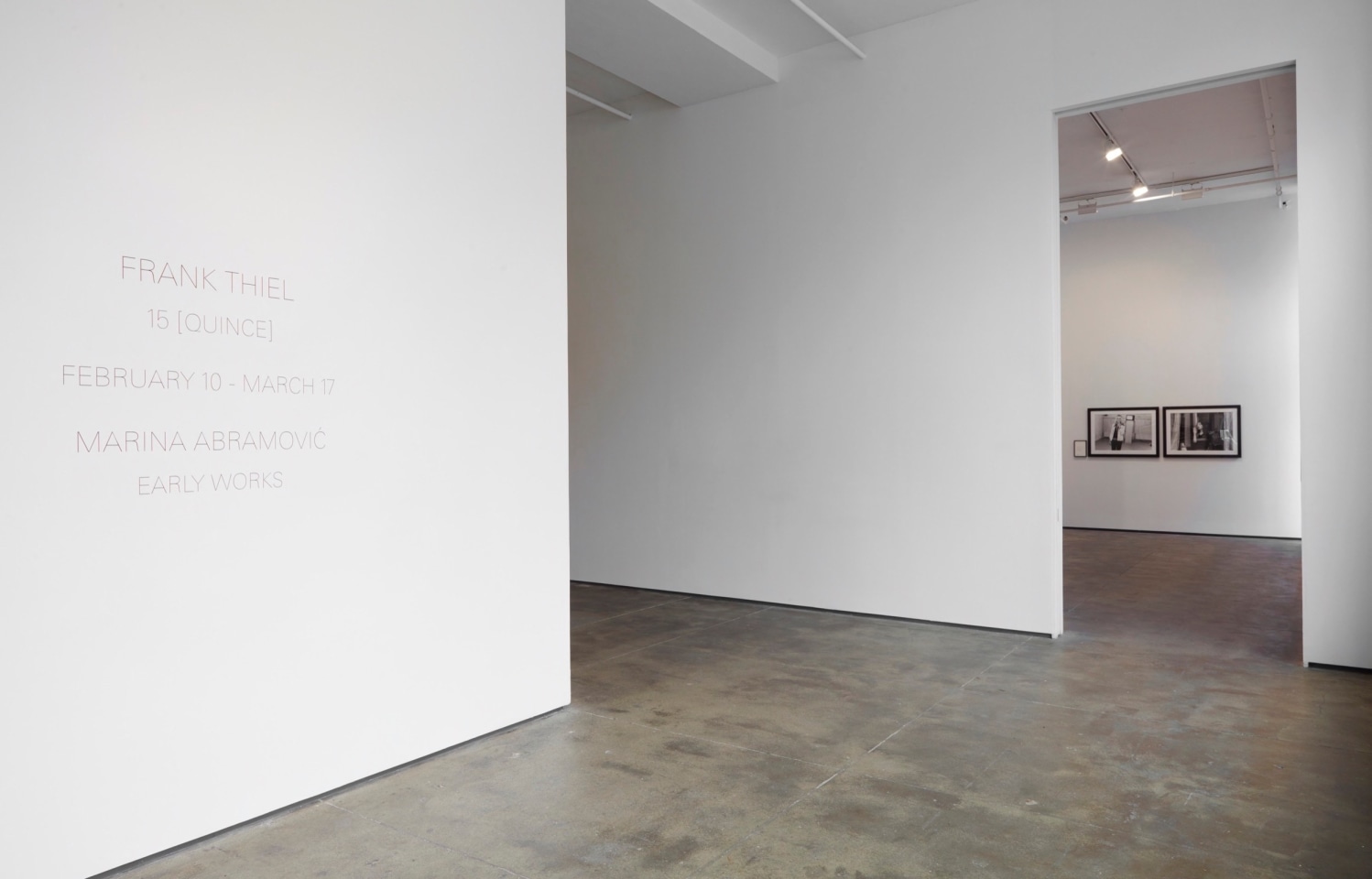 MARINA ABRAMOVIC SEAN KELLY GALLERY