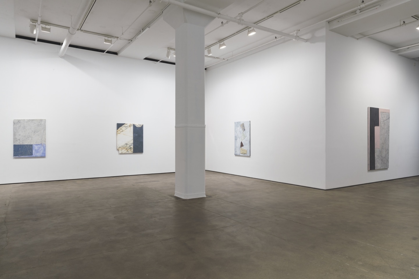 Installation view of Sam Moyer: Tone at Sean Kelly, New York
