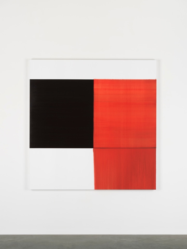 CALLUM INNES Exposed Painting Crimson Lake, 2018