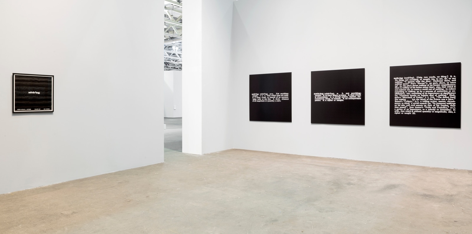 Joseph Kosuth Art Unlimited