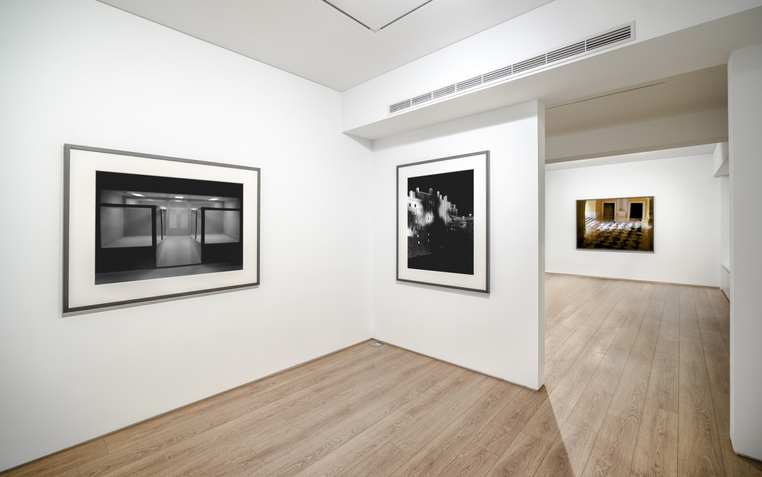 Installation view of James Casebere: Built Images at Sean Kelly Asia
