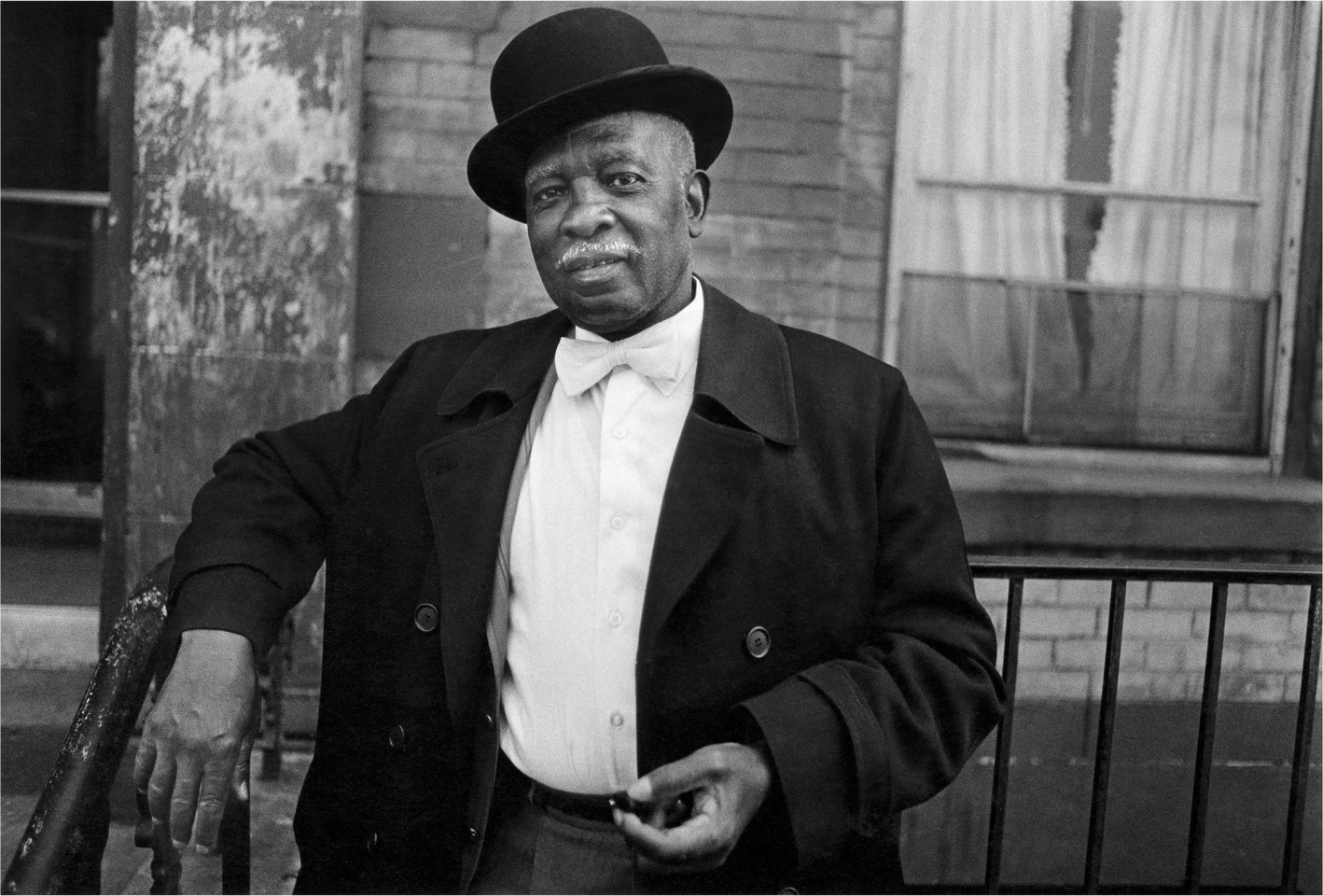 DAWOUD BEY Man in A Bowler Hat, 1976 