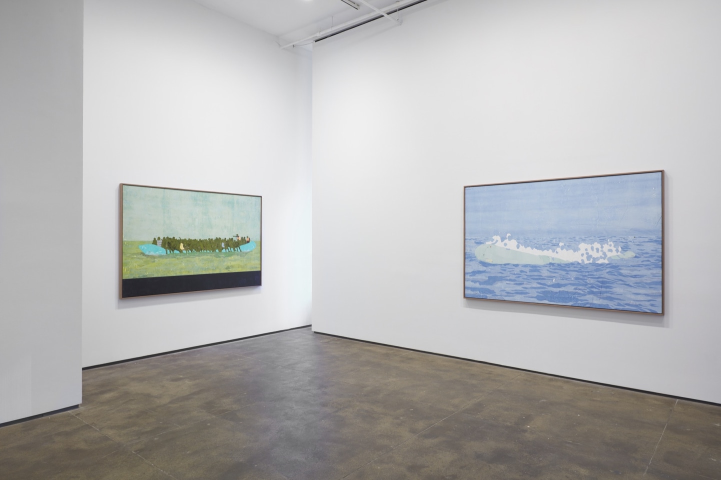 Installation view of Hugo McCloud: Burdened at Sean Kelly, New York