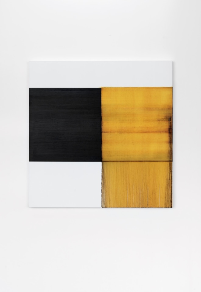 CALLUM INNES  Exposed Painting Quinacridone Gold, 2020