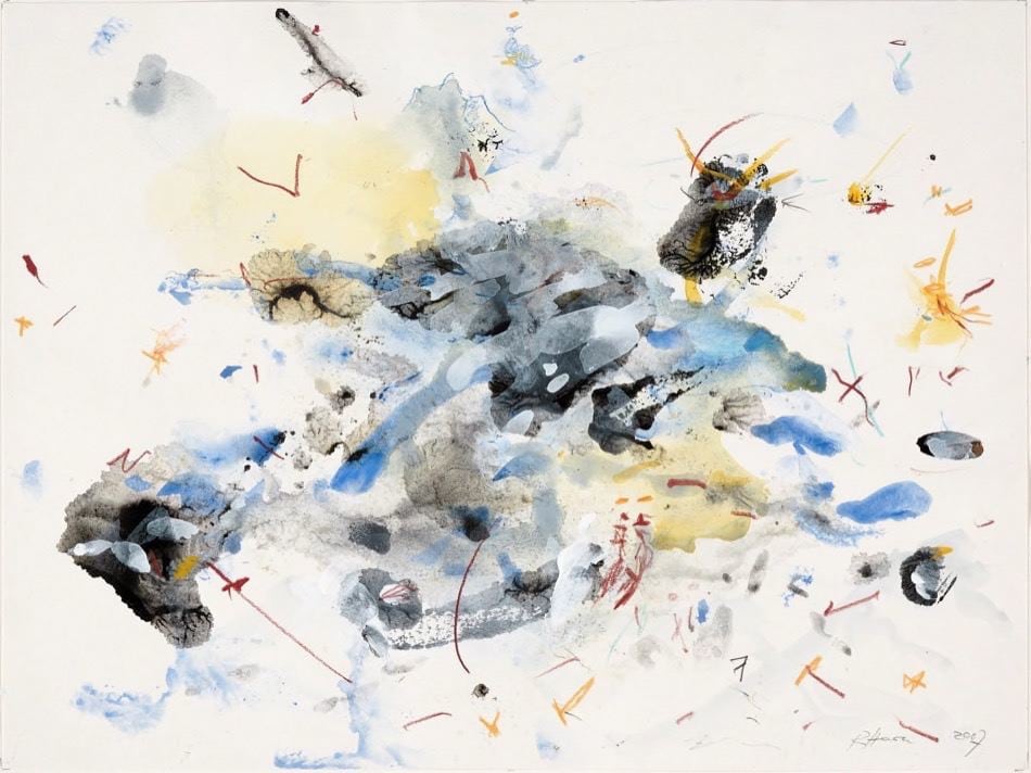 Untitled, 2007 acrylic, mixed media on paper