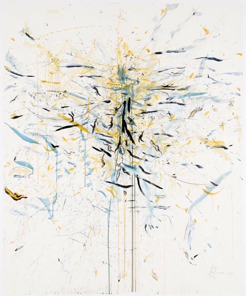 Die Geliebte, 2007, acrylic, pencil on paper