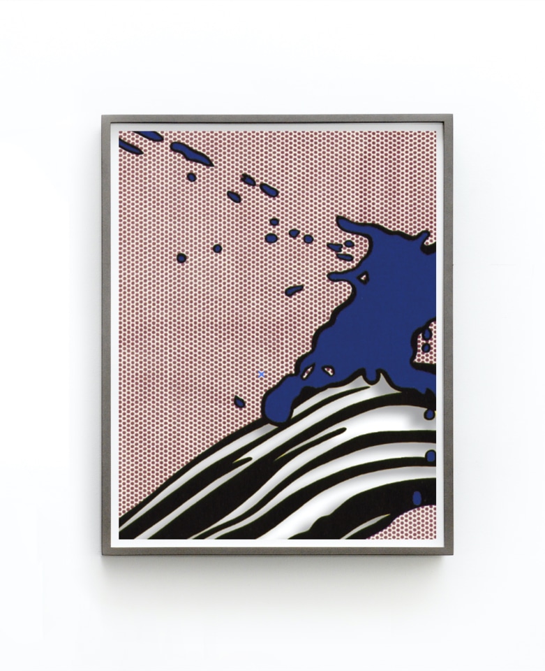 Jose D&aacute;vila Untitled (Brushstroke with Spatter), 2021