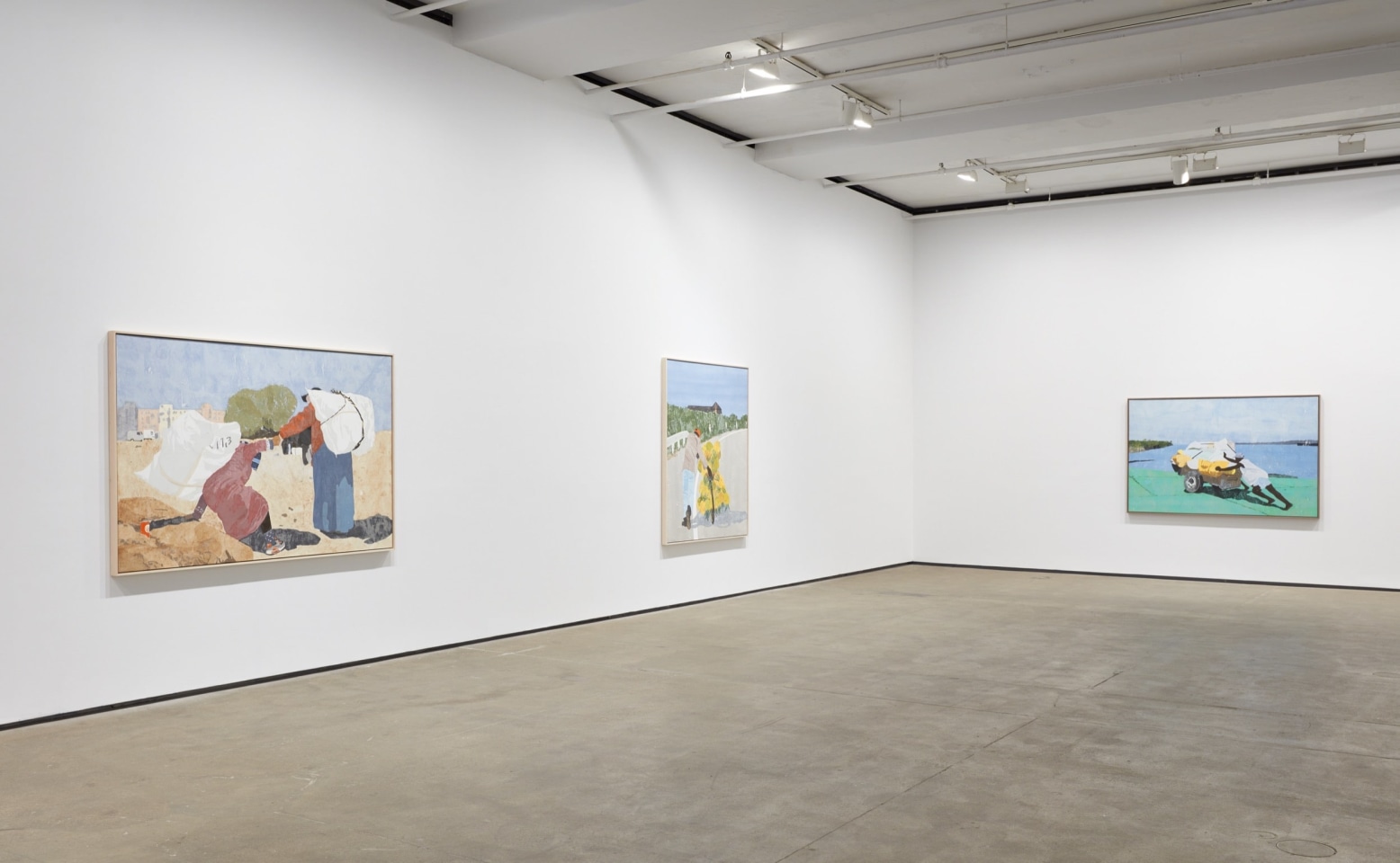 Installation view of Hugo McCloud: Burdened at Sean Kelly, New York