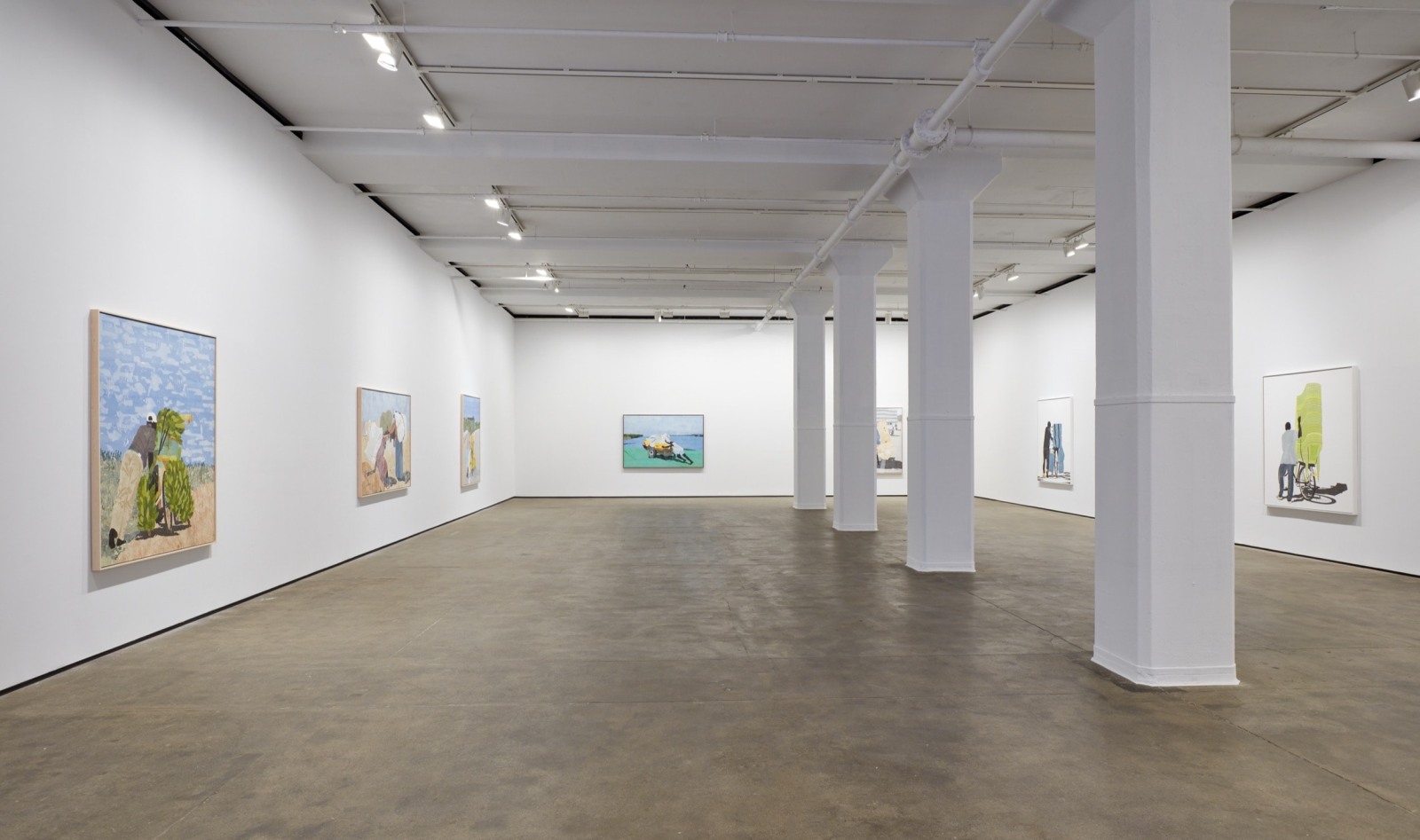 Installation view of Hugo McCloud: Burdened at Sean Kelly, New York