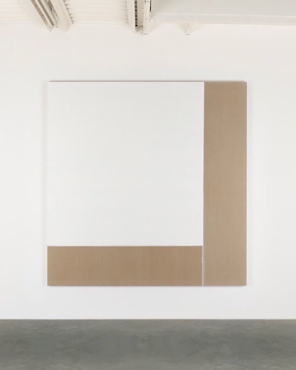 Exposed Painting Titanium White, 2017, oil on linen