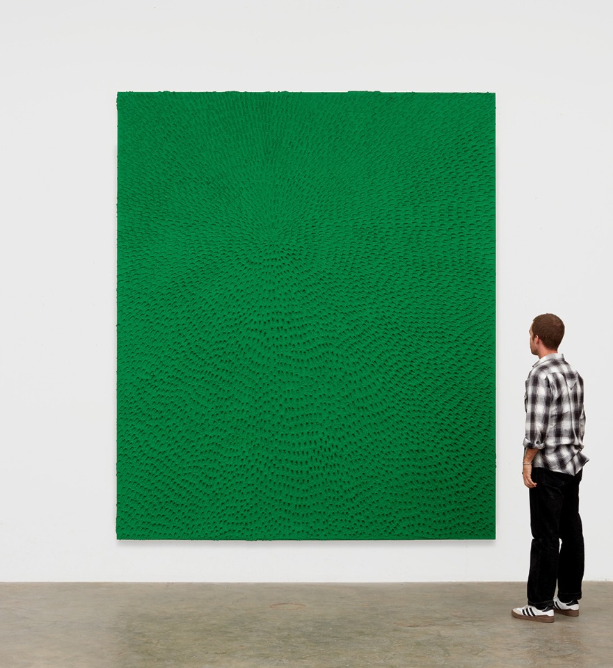 Jennifer Guidi Capitol Creek A (Green Sand SF #1G Mandala, Green Ground),&nbsp;2017