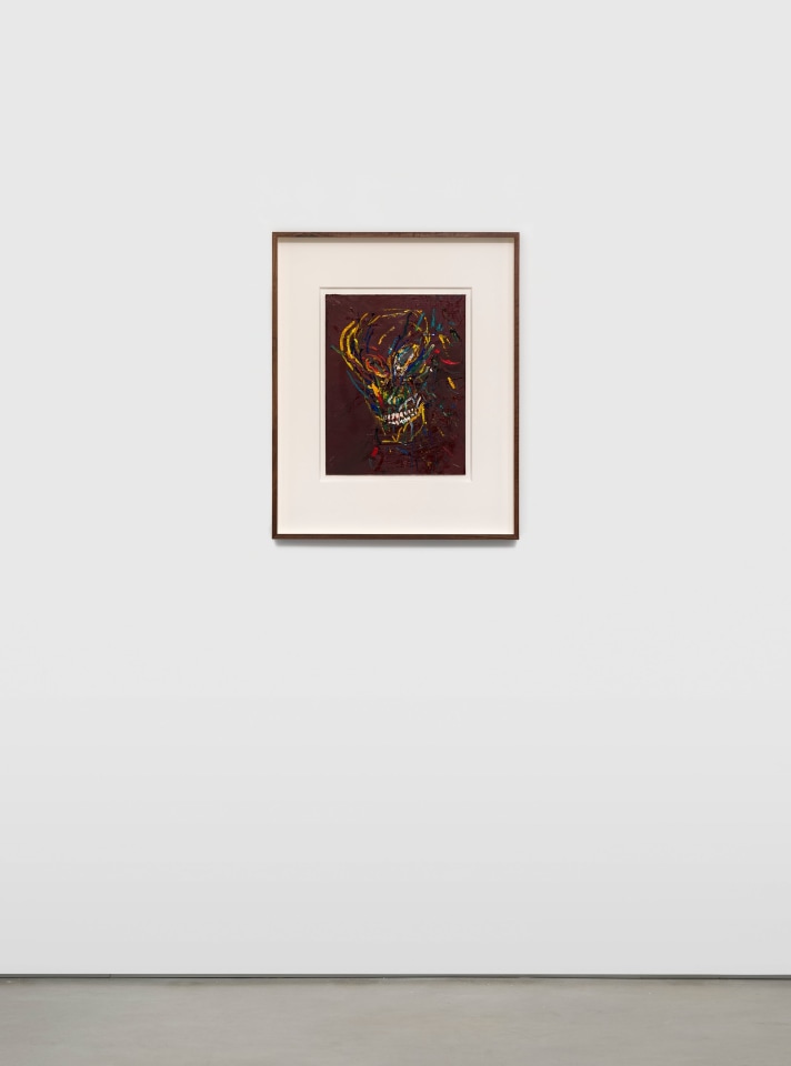 Mark Grotjahn, Untitled (Skull), 2023