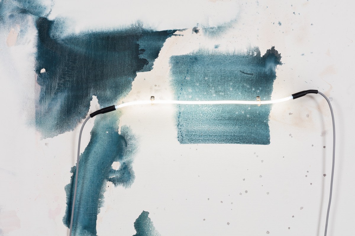 Mary Weatherford Arroyo walk, 2017