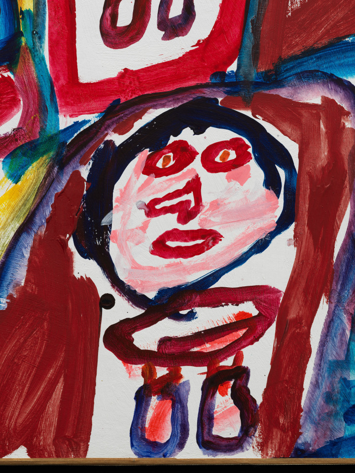 Jean Dubuffet, Site avec 3 personnages, 1981