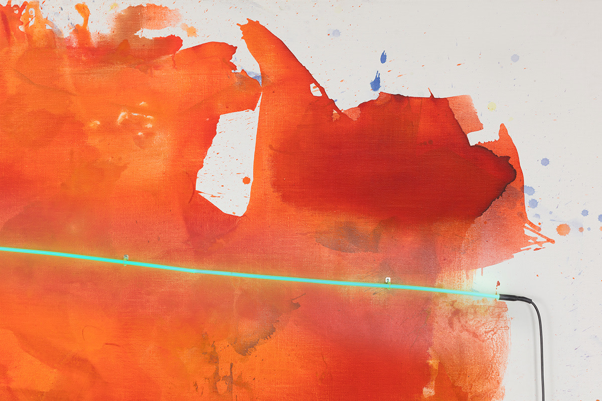 Mary Weatherford Animals, 2017