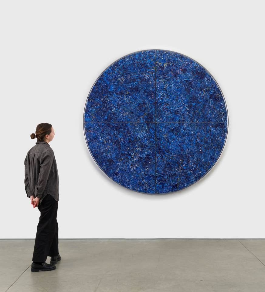 Sam Gilliam, Untitled (tondo), 2022