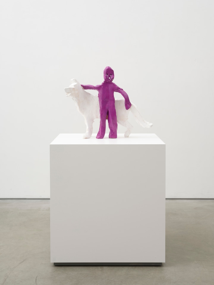 Valentin Carron, Child and Dog, 2022