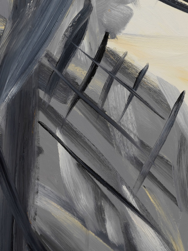 Martha Diamond, Grey Cityscape, 1990