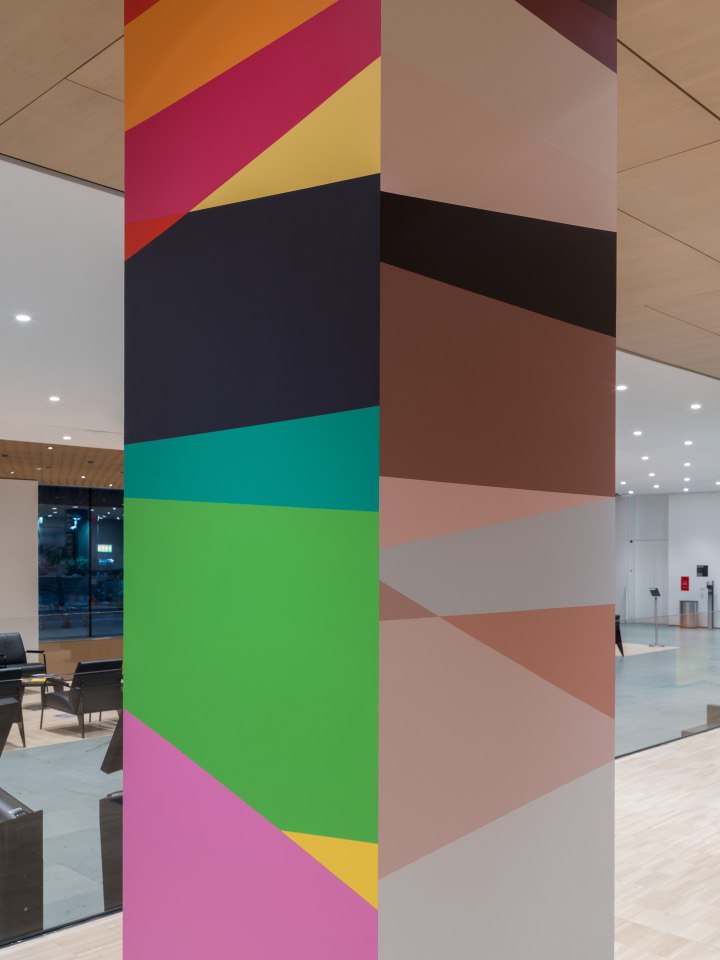 Installation view of&nbsp;Odili Donald Odita: Songs from Life, April 8, 2025 &ndash; April 30, 2026. Photographed in April 2025. The Museum of Modern Art, New York. Digital Image &copy; 2025 The Museum of Modern Art, New York. Photo by Jonathan Dorado.